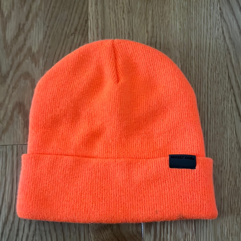 Mossy Oak Bright Orange Beanie One Size Fits All